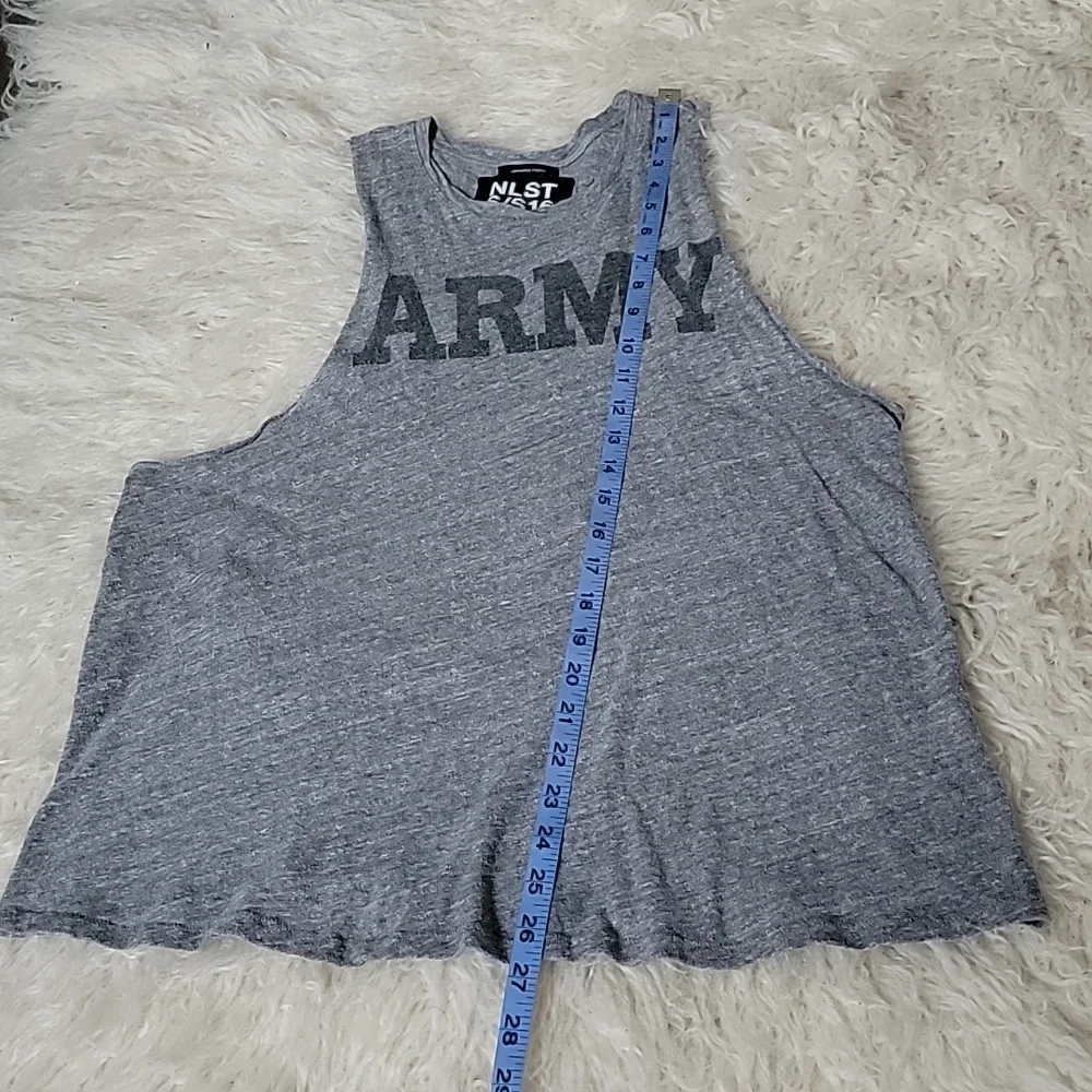 NLST S/S16 Army Cut Off Racerback Muscle Tank Japanese Fabric - Picture 4 of 9